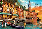 Puzzle 6000 elementów Zachód słońca w Wenecji