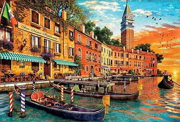 Puzzle 6000 elementów Zachód słońca w Wenecji