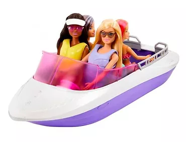 Zestaw filmowy 2 lalki i łódź Barbie