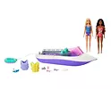 Zestaw filmowy 2 lalki i łódź Barbie
