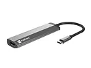 Stacja dokująca Multi Port Fowler Slim USB-C PD, 2x USB 3.0, HDMI 4K