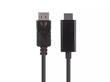 Kabel DisplayPort (M) V1.1 -> HDMI (M) 1.8m czarny