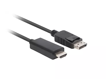 Kabel DisplayPort (M) V1.1 -> HDMI (M) 1.8m czarny