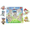 Układanka drewniana puzzle mini Psi Patrol 5 elementów