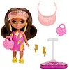 Lalka Barbie Extra Mini Minis brunetka czapka z daszkiem