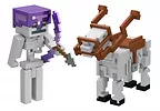 Figurki Minecraft 2-pak Skeleton Craft-a-Block