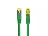 Patchcord kat.6a S/FTP LSZH CU 1.5m zielony fluke