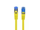 Patchcord kat.6a S/FTP LSZH CCA 0.25m żółty fluke