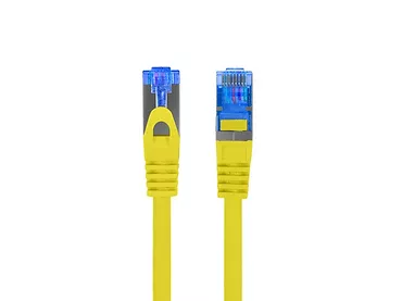 Patchcord kat.6a S/FTP LSZH CCA 0.25m żółty fluke