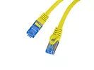 Patchcord kat.6a S/FTP LSZH CCA 0.25m żółty fluke