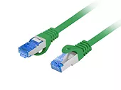 Patchcord kat.6a S/FTP LszH CCA 0.25m zielony fluke