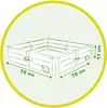Piaskownica 2w1