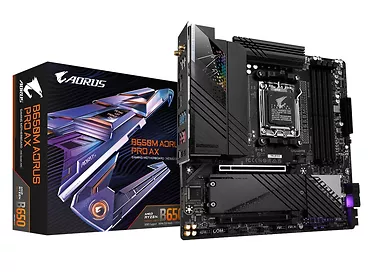 Płyta główna B650 AORUS PRO AX AM5 4DDR5 HDMI USB-C M2 ATX