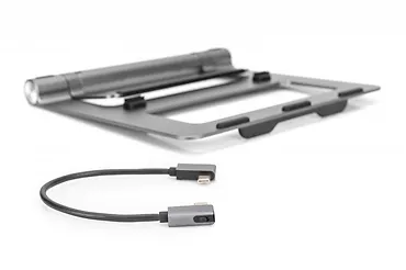 Podstawka pod notebooka z odłączaną stacją dokującą, USB-C, 7 portów
