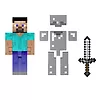 Minecraft Steve Diamentowy poziom