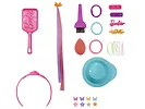 Mattel Barbie Głowa do stylizacji neonowa tęcza blond włosy