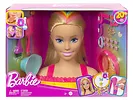 Mattel Barbie Głowa do stylizacji neonowa tęcza blond włosy
