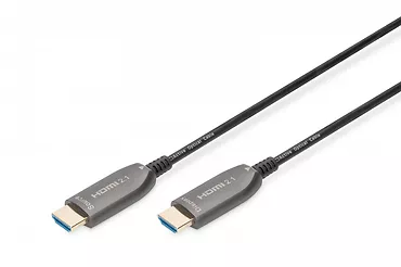 Kabel połączeniowy hybrydowy AOC HDMI 2.1 Ultra High Speed 8K/60Hz UHD HDMI A/HDMI A M/M 20m Czarny