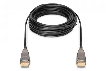 Kabel połączeniowy hybrydowy AOC DisplayPort 1.4 8K/60Hz UHD DP/DP M/M 20m Czarny