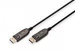 Kabel połączeniowy hybrydowy AOC DisplayPort 1.4 8K/60Hz UHD DP/DP M/M 10m Czarny