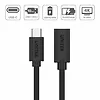 Przedłużacz USB-C 3.1 GEN 2; 4K; PD 100W;M/F; 1,5m; C14086BK-1,5M