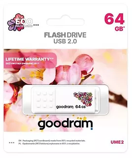 Pendrive UME2 64GB USB 2.0 Spring White