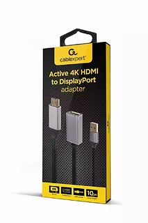 Adapter HDMI do DP 4K 60Hz USB-A powered