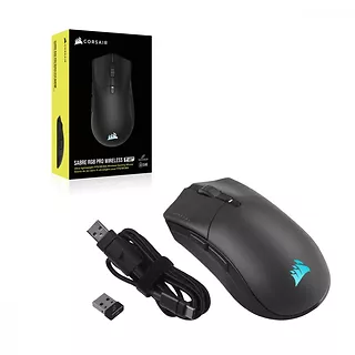 Ultralekka mysz do gier FPS/MOBA Sabre RGB Pro Wireless Champion Series