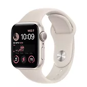 Watch SE GPS, 40 mm Koperta z aluminium w kolorze księżycowej poświaty z paskiem sportowym w kolorze księżycowej poświaty - regular