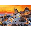 Puzzle 1500 elementów UFT Zachód słońca, Oia Santorini