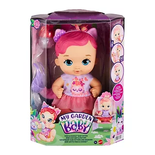 Lalka bobas My Garden Baby podstawowa, kotek różowy