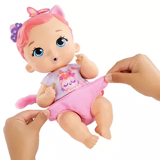 Lalka bobas My Garden Baby podstawowa, kotek różowy