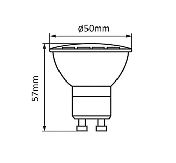 Żarówka LED GU10 7W MCE437 WW