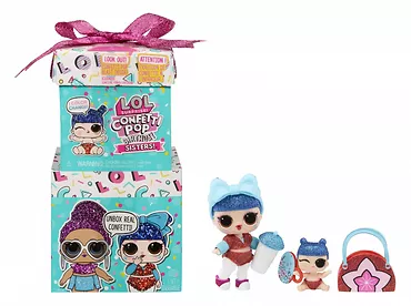 Lalka L.O.L. Surprise Confetti Pop Birthday Sisters 1 sztuka