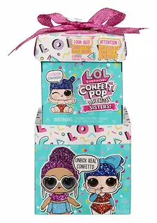 Lalka L.O.L. Surprise Confetti Pop Birthday Sisters 1 sztuka