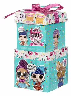 Lalka L.O.L. Surprise Confetti Pop Birthday Sisters 1 sztuka