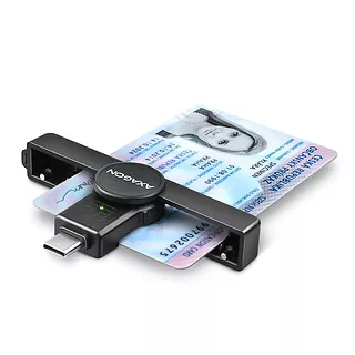 CRE-SMP1C Czytnik kart identyfikacyjnych PocketReader USB-C