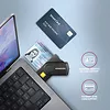 CRE-SMP2A Czytnik kart identyfikacyjnych & SD/microSD/SIM card PocketReader USB