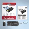 CRE-SMP2A Czytnik kart identyfikacyjnych & SD/microSD/SIM card PocketReader USB