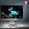 BUCM432-CM10AB Kabel USB-C - USB-C, USB4 Gen 3x2 1m, PD 100W, 8K HD, ALU, oplot Czarny
