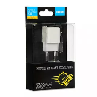 ŁADOWARKA SIECIOWA  C-38 PD30W USB-C, KABEL