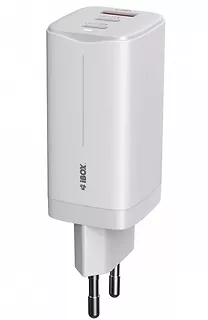 Ładowarka sieciowa  ILUC65B biała GaN 65W USB-C