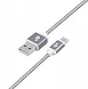 Kabel USB-USB C 1.5m szary sznurek premium