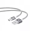 Kabel USB-USB C 1.5m szary sznurek premium