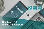 Mini adapter Bluetooth V5.0 Class 2 EDR USB V2.0