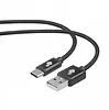Kabel USB-USB C 1.5m czarny sznurek premium