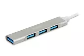 HUB 4-PORTOWY USB3.0 + USB 2.0, SLIM