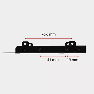 RHD-P25 Ramka metalowa do montażu 2x 2.5