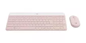 Zestaw MK470 Bezprzewodowa klawiatura i mysz Różowy US 920-011322