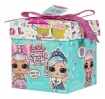 Lalka L.O.L. Surprise Confetti Pop Birthday Display 12 sztuk